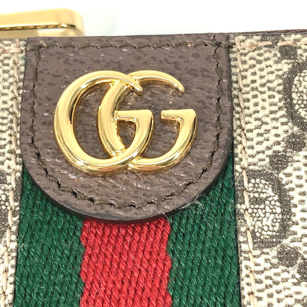 GUCCI Key case Key holder 671722 GG Supreme Canvas beige GG Supreme Ofidia