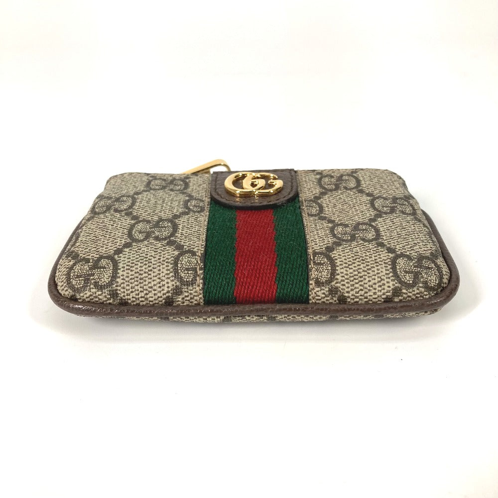 GUCCI Key case Key holder 671722 GG Supreme Canvas beige GG Supreme Ofidia