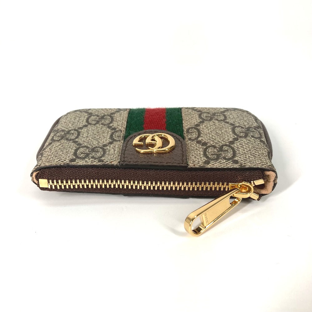 GUCCI Key case Key holder 671722 GG Supreme Canvas beige GG Supreme Ofidia