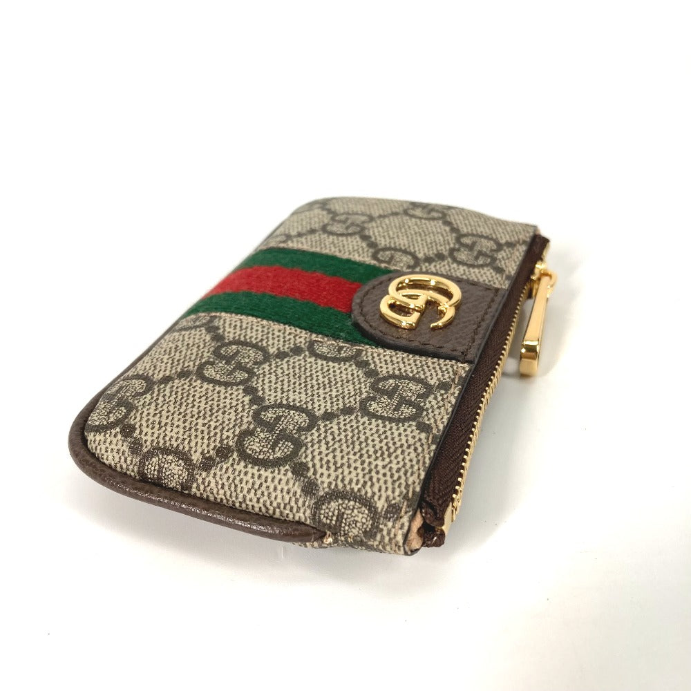 GUCCI Key case Key holder 671722 GG Supreme Canvas beige GG Supreme Ofidia