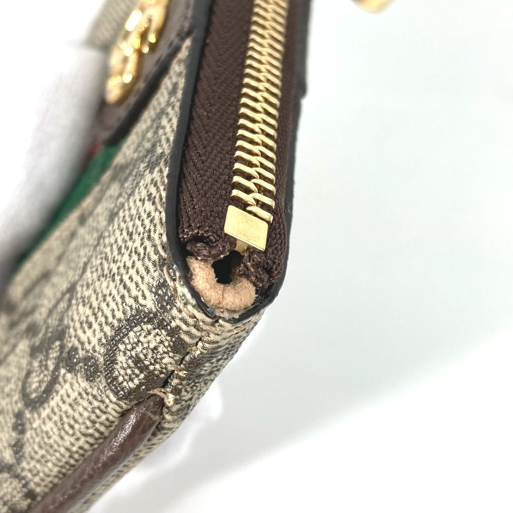 GUCCI Key case Key holder 671722 GG Supreme Canvas beige GG Supreme Ofidia