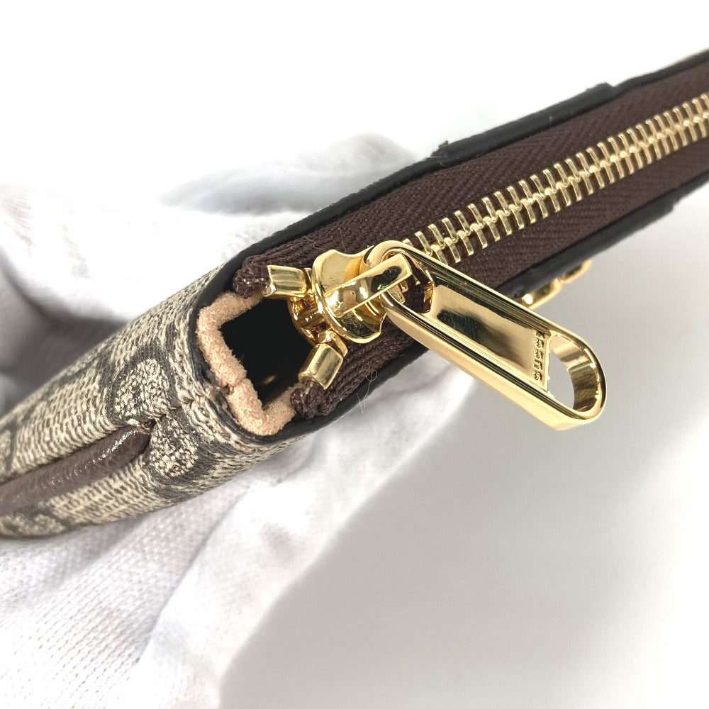GUCCI Key case Key holder 671722 GG Supreme Canvas beige GG Supreme Ofidia