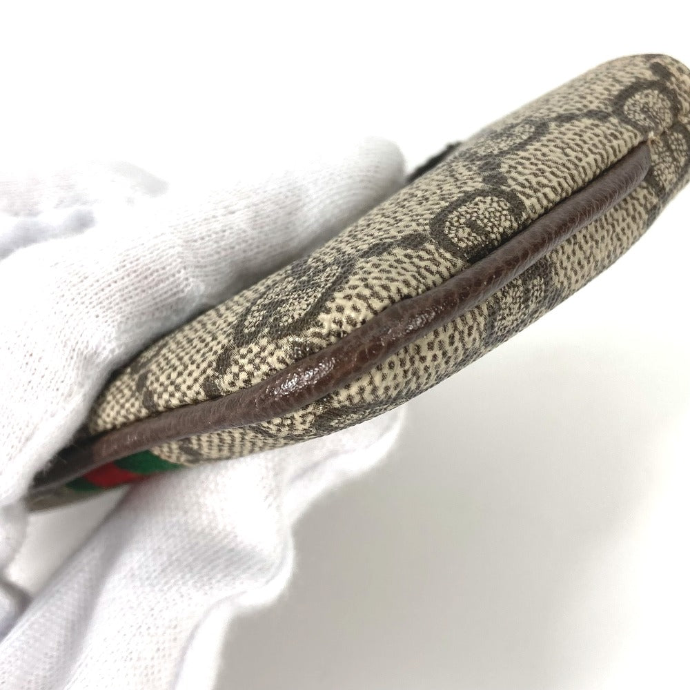 GUCCI Key case Key holder 671722 GG Supreme Canvas beige GG Supreme Ofidia