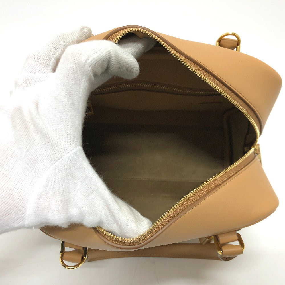 LOEWE Handbag A039N10X032586 Nappa leather beige Amazona 19 Square Women Used Authentic