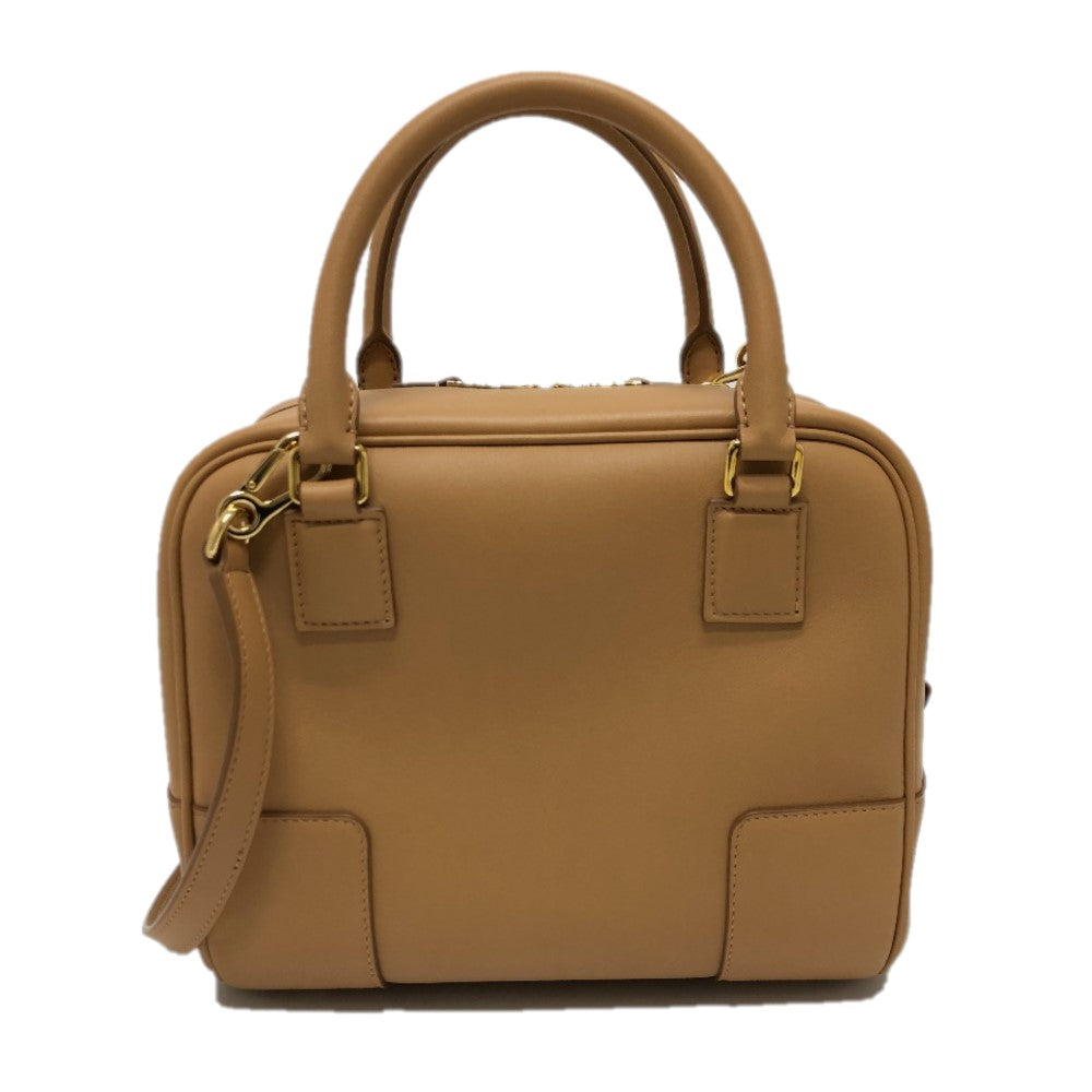 LOEWE Handbag A039N10X032586 Nappa leather beige Amazona 19 Square Women Used Authentic