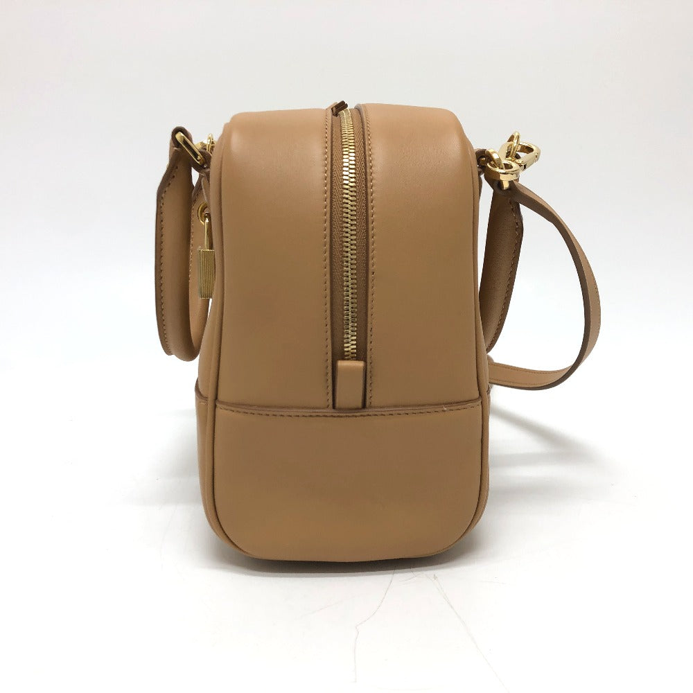 LOEWE Handbag A039N10X032586 Nappa leather beige Amazona 19 Square Women Used Authentic