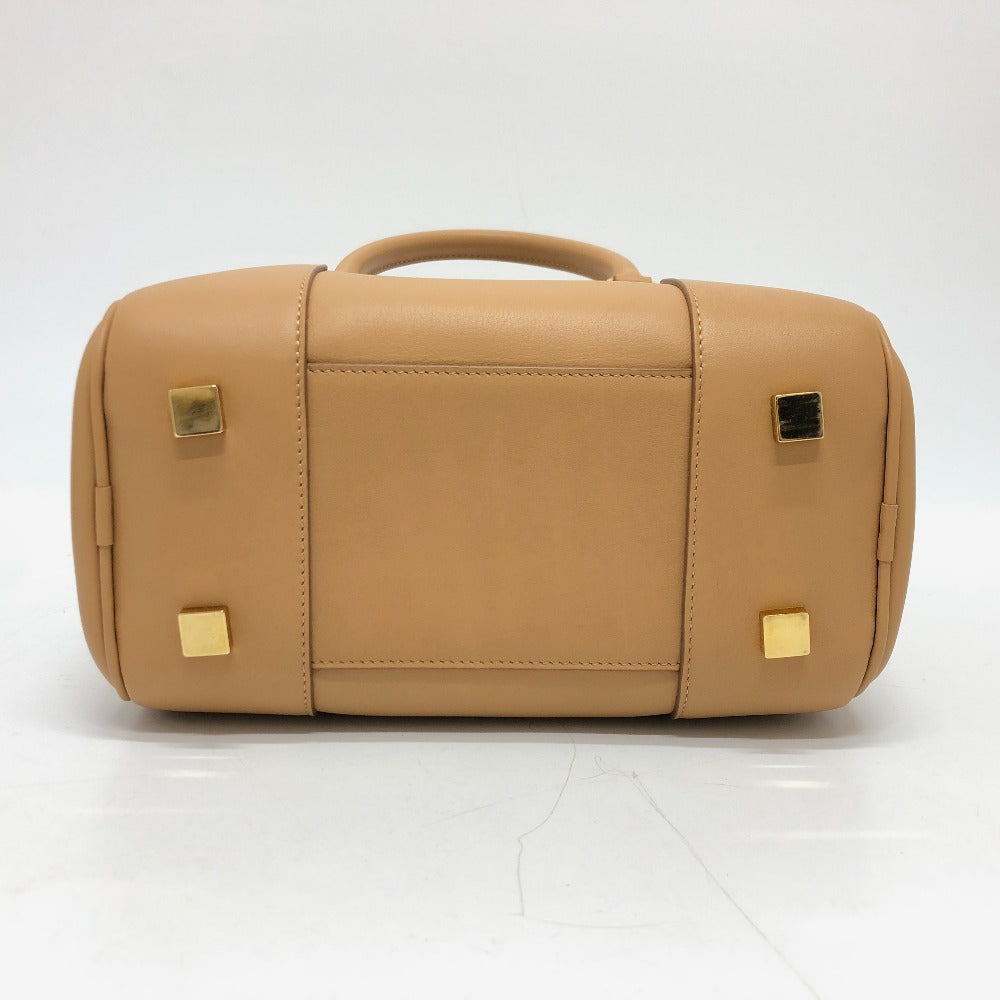 LOEWE Handbag A039N10X032586 Nappa leather beige Amazona 19 Square Women Used Authentic