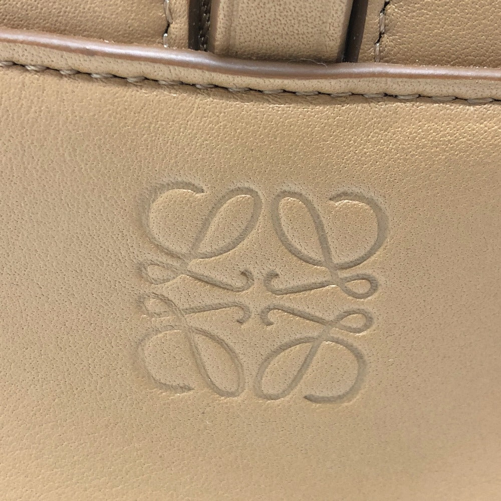 LOEWE Handbag A039N10X032586 Nappa leather beige Amazona 19 Square Women Used Authentic