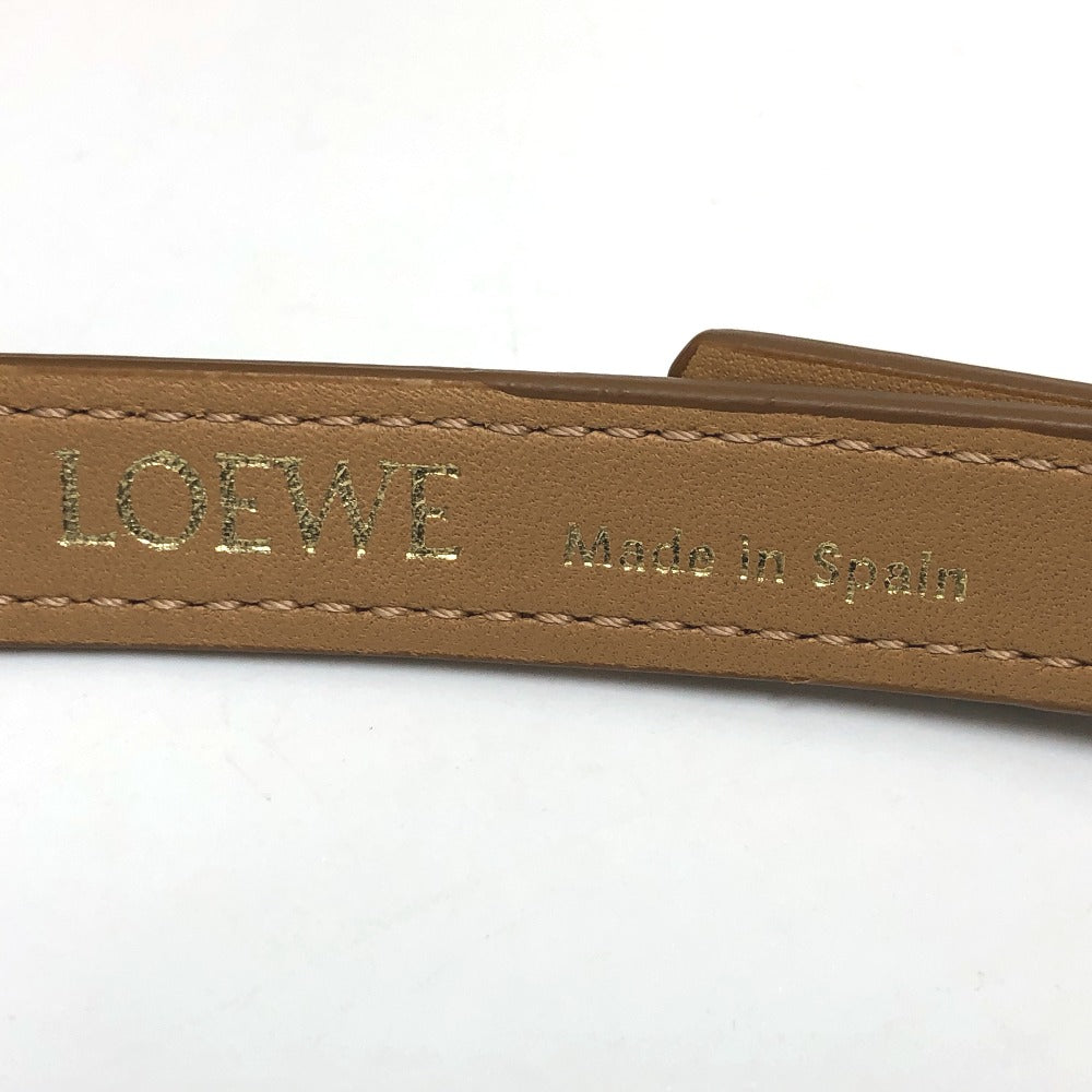 LOEWE Handbag A039N10X032586 Nappa leather beige Amazona 19 Square Women Used Authentic