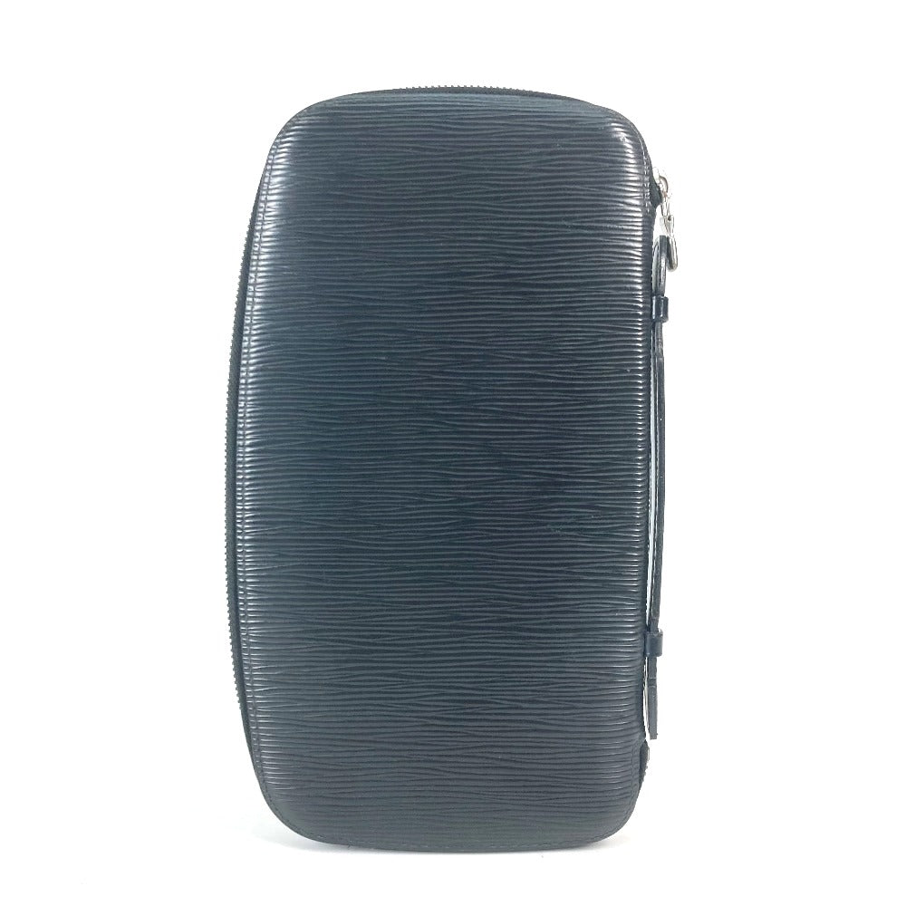 LOUIS VUITTON Long Wallet Purse M63042 Epi Leather black Epi Organizer Atoll