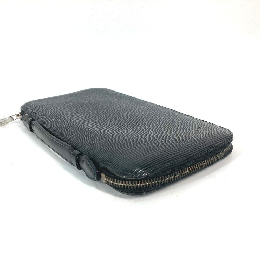 LOUIS VUITTON Long Wallet Purse M63042 Epi Leather black Epi Organizer Atoll