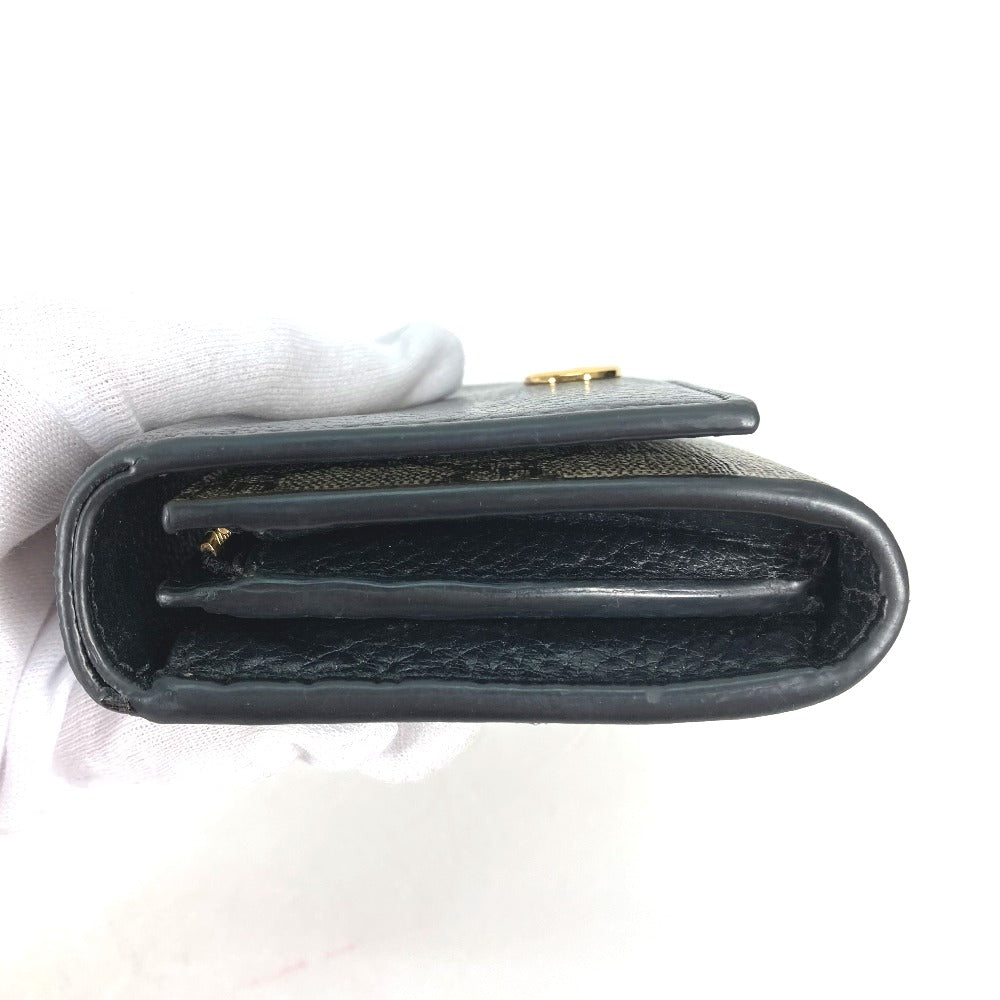 GUCCI Folded wallet 598587 Leather PVC beige GG Supreme GG Marmont