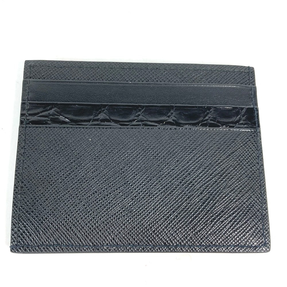 PRADA Card Case 2MC223 Safiano leather black logo