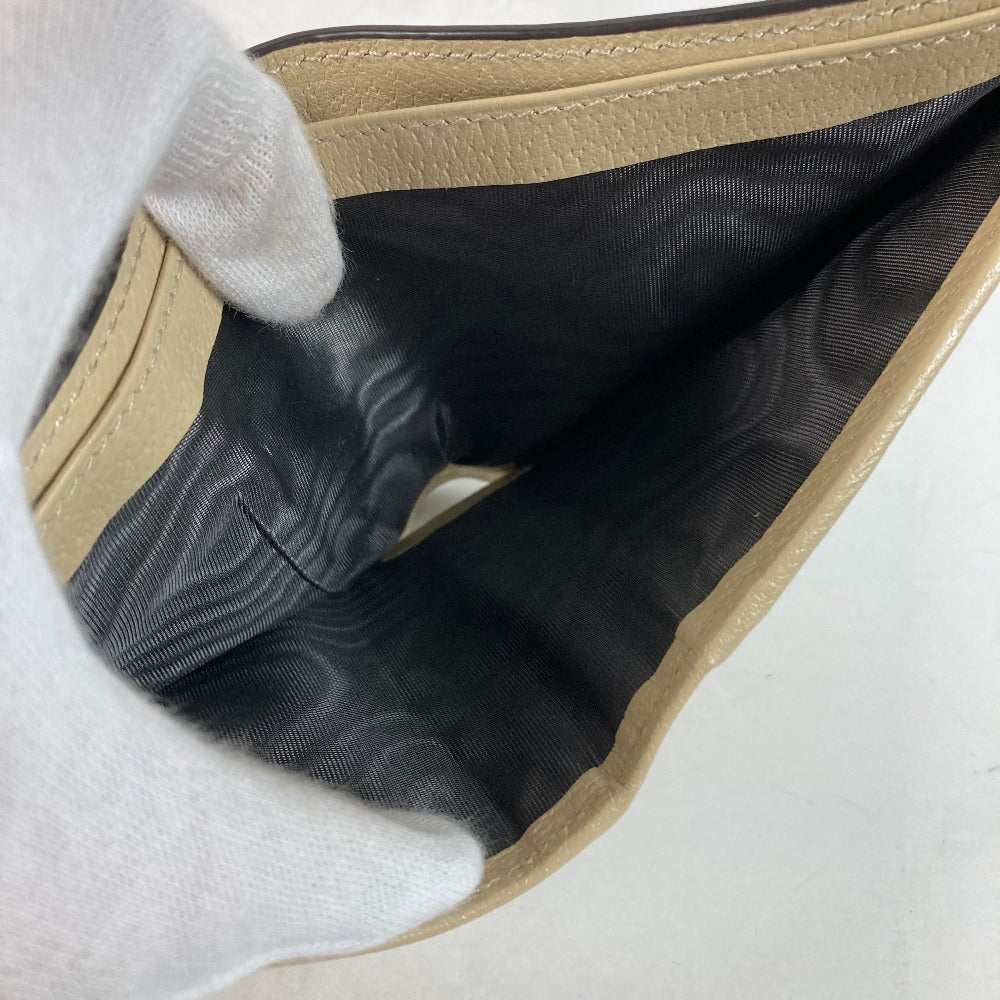 GUCCI Folded wallet 625574 Nylon / leather Black x beige logo Off The Grid Off The Grid
