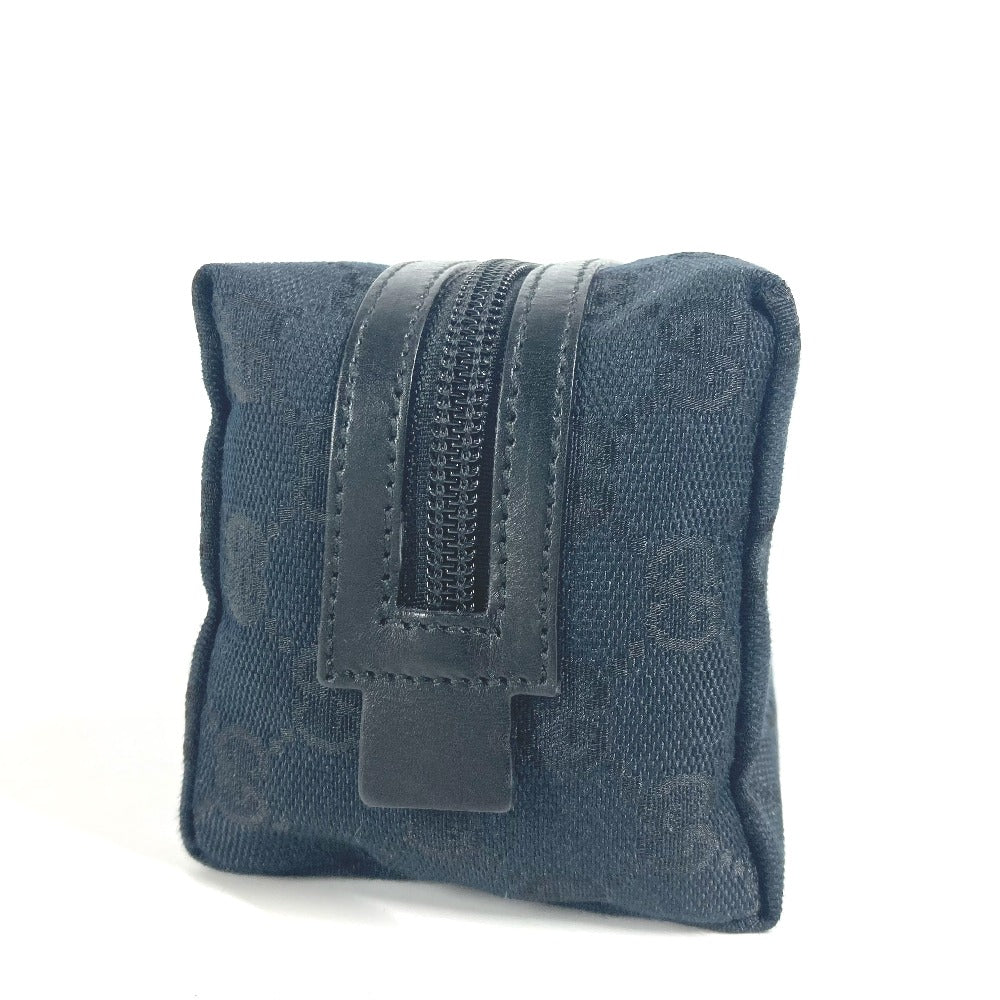GUCCI Pouch 039.1117 GG canvas black GG