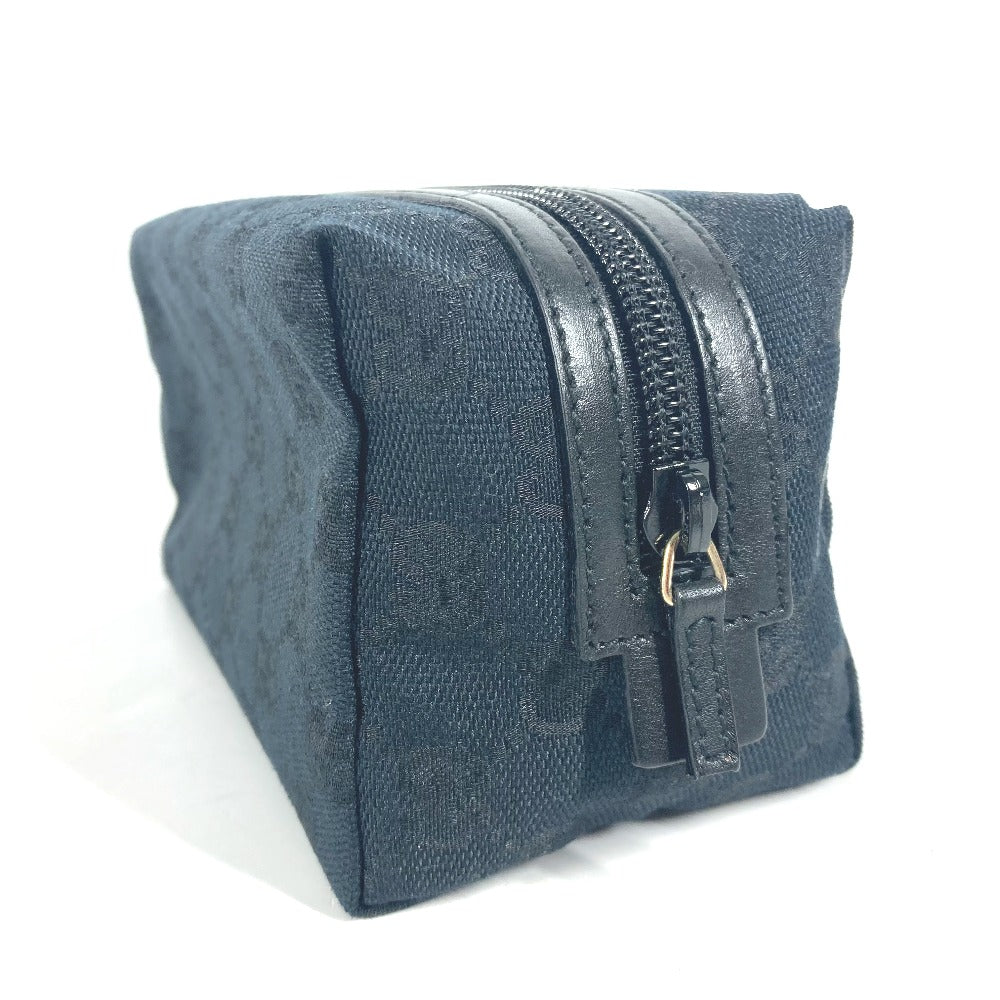 GUCCI Pouch 039.1117 GG canvas black GG