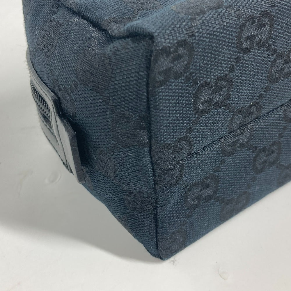 GUCCI Pouch 039.1117 GG canvas black GG
