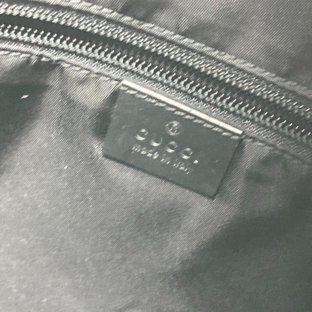 GUCCI Shoulder Bag 387111 GG Supreme Canvas Beige x black GG Supreme Shelly Line Web Line unisex(Unisex) Used Authentic