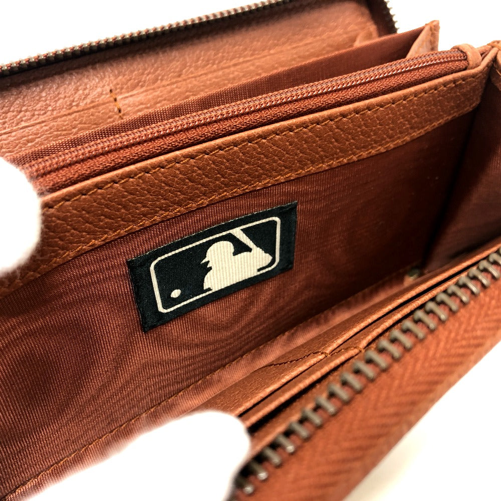 GUCCI Long Wallet Purse 547791 GG canvas / leather beige GG New York Yankees collaboration NY