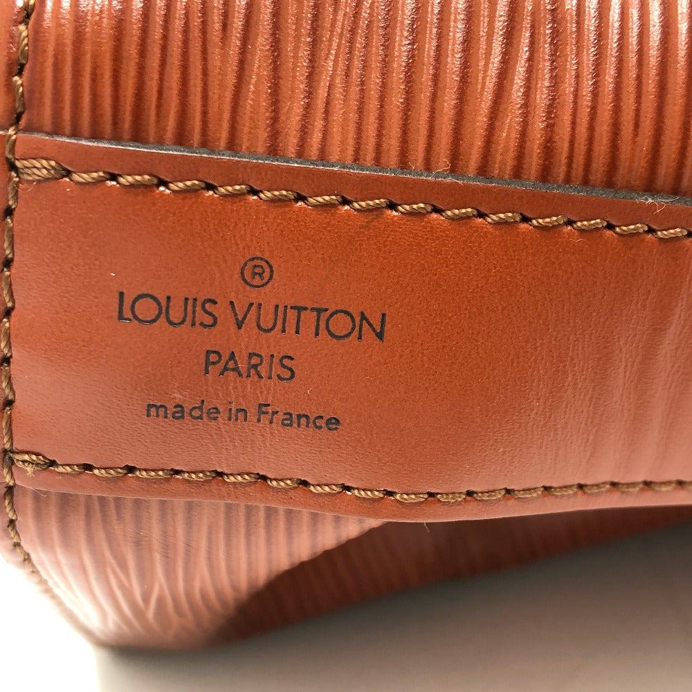 LOUIS VUITTON Shoulder Bag M80193 Epi Leather Brown Epi Sac DePaul GM Women Used Authentic