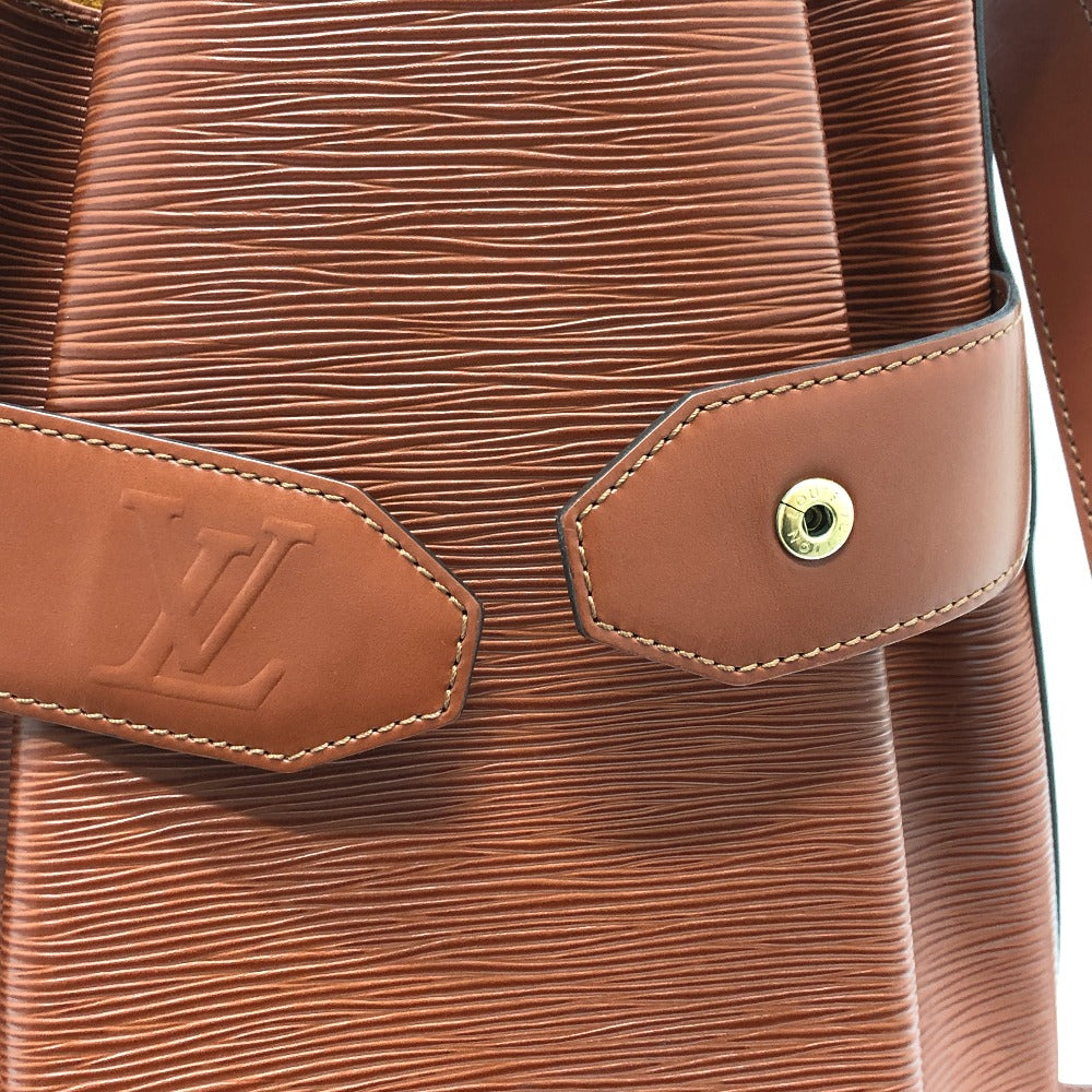 LOUIS VUITTON Shoulder Bag M80193 Epi Leather Brown Epi Sac DePaul GM Women Used Authentic