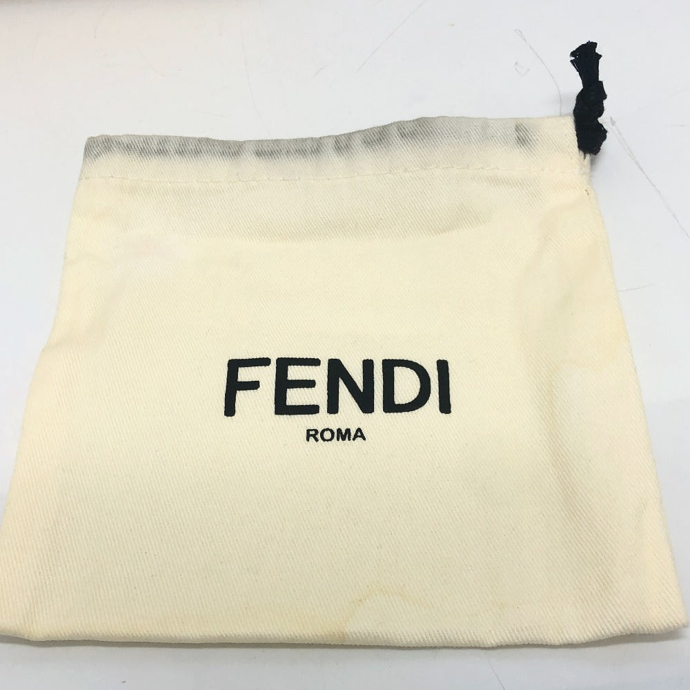 FENDI Folded wallet 7M0194 leather gray stitch Celeria