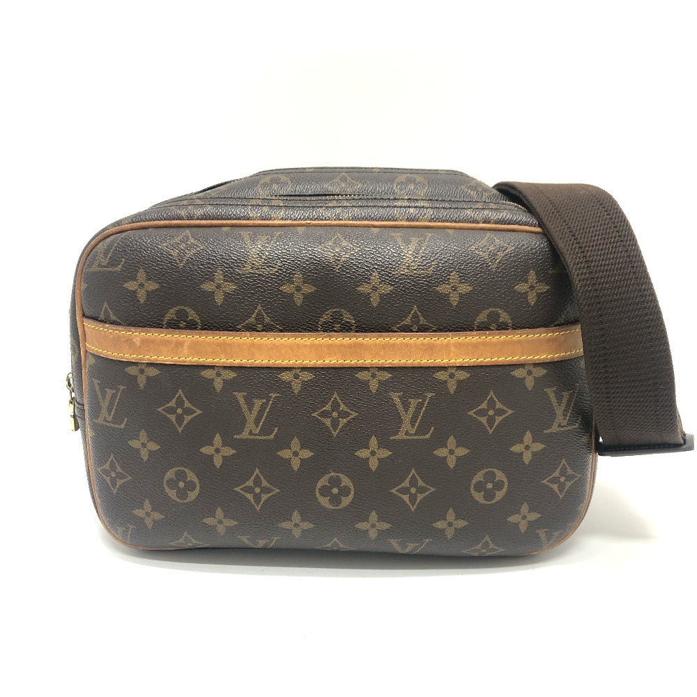 LOUIS VUITTON Shoulder Bag M45254 Monogram canvas Brown Monogram Reporter PM