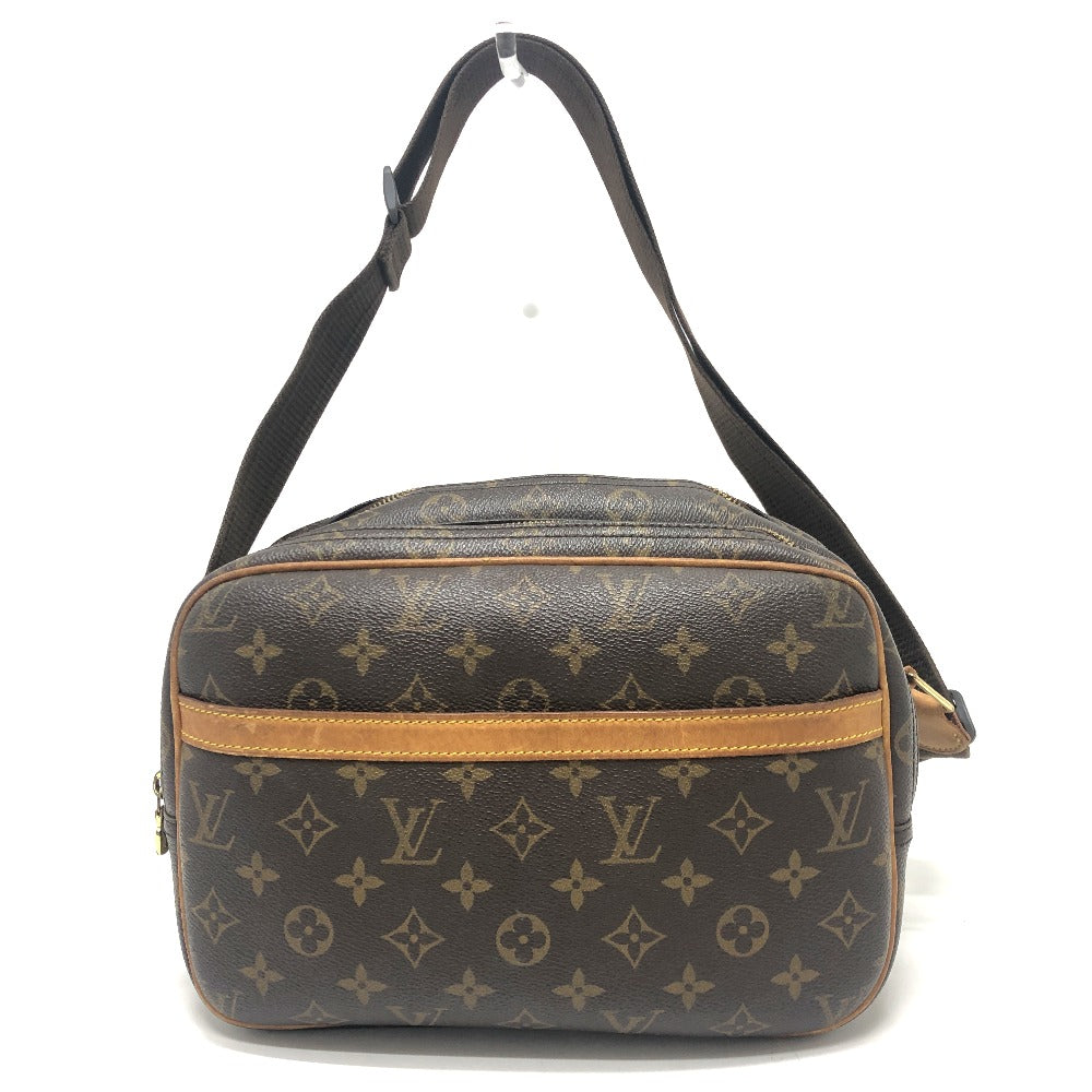 LOUIS VUITTON Shoulder Bag M45254 Monogram canvas Brown Monogram Reporter PM