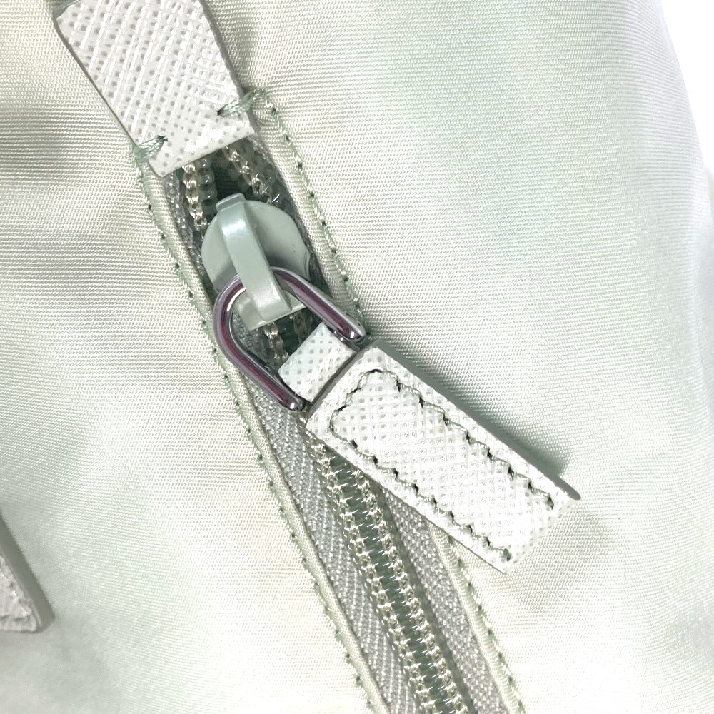 PRADA Shoulder Bag 1BD953 Nylon green Triangle logo plate Re-Nylon