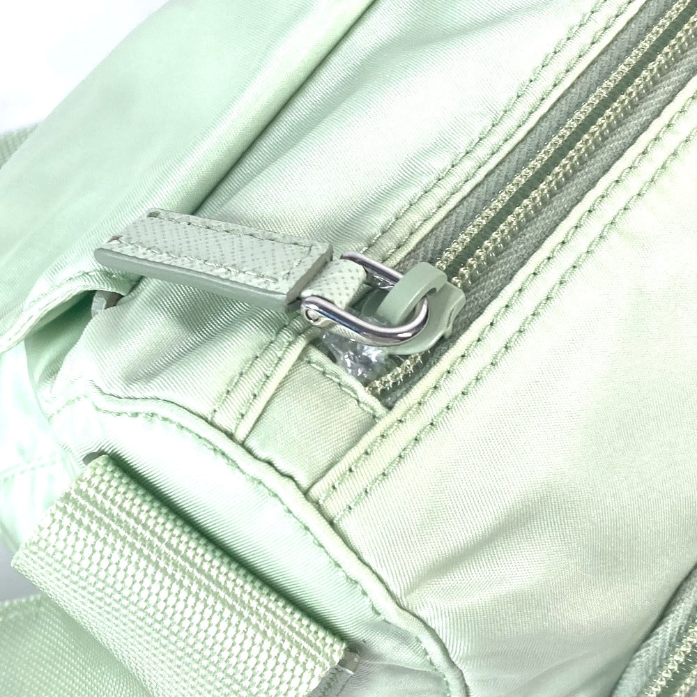 PRADA Shoulder Bag 1BD953 Nylon green Triangle logo plate Re-Nylon