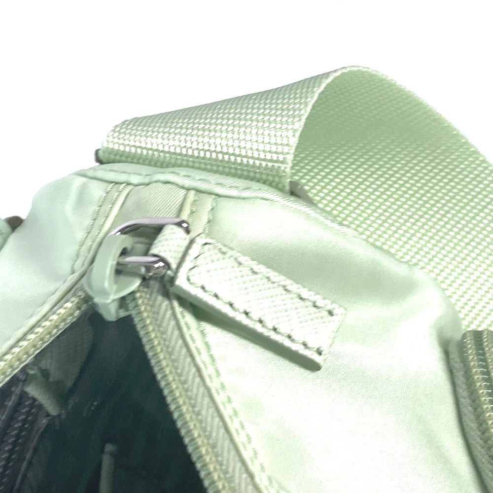 PRADA Shoulder Bag 1BD953 Nylon green Triangle logo plate Re-Nylon