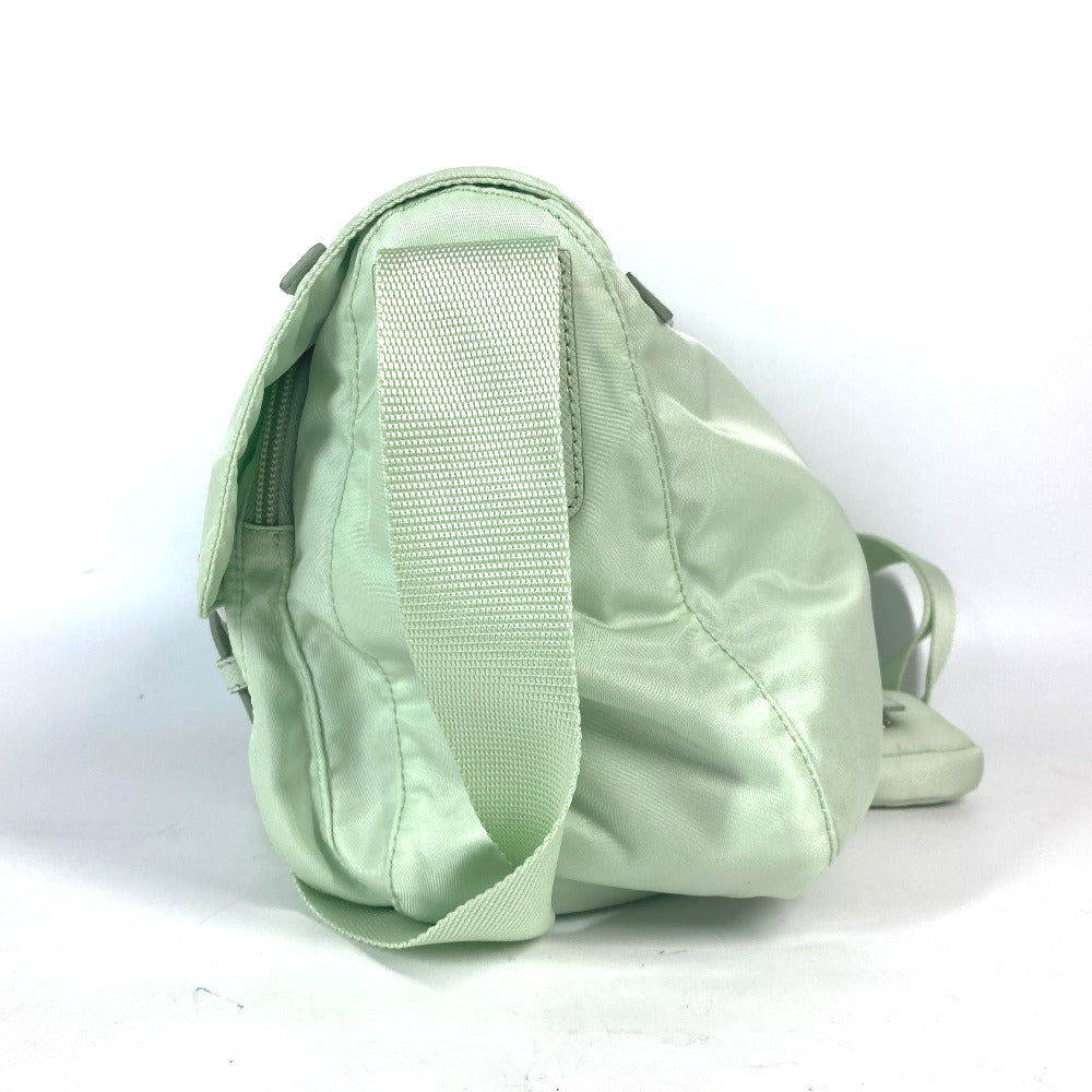 PRADA Shoulder Bag 1BD953 Nylon green Triangle logo plate Re-Nylon