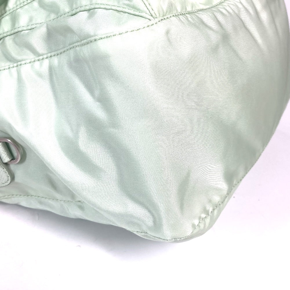 PRADA Shoulder Bag 1BD953 Nylon green Triangle logo plate Re-Nylon