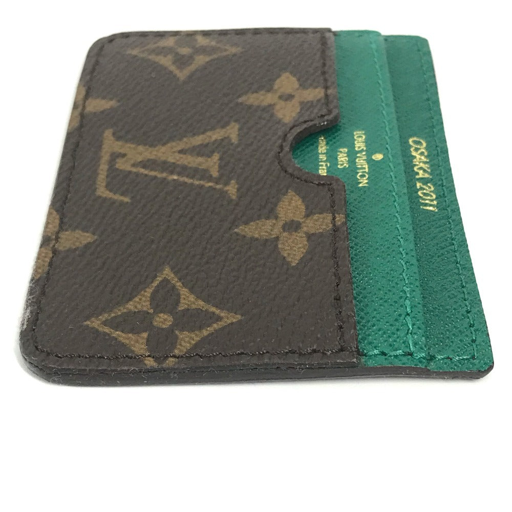 LOUIS VUITTON Card Case Monogram canvas Brown Monogram 2011 Shinsaibashi Renewal Commemoration Card holder
