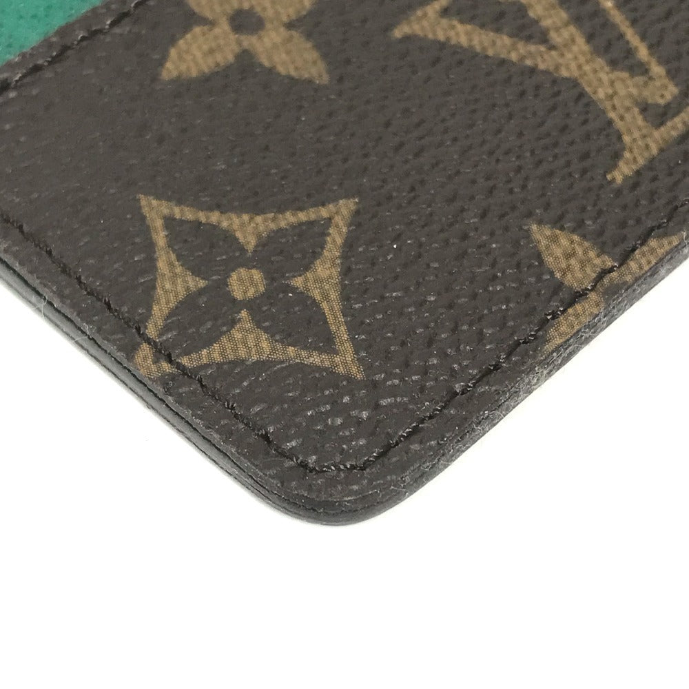 LOUIS VUITTON Card Case Monogram canvas Brown Monogram 2011 Shinsaibashi Renewal Commemoration Card holder