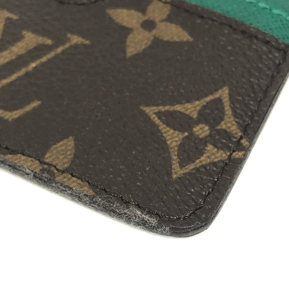 LOUIS VUITTON Card Case Monogram canvas Brown Monogram 2011 Shinsaibashi Renewal Commemoration Card holder