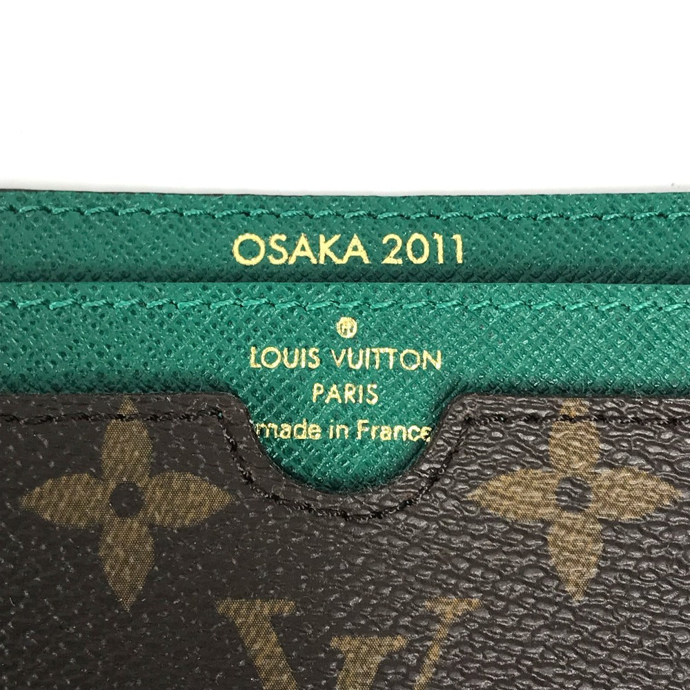 LOUIS VUITTON Card Case Monogram canvas Brown Monogram 2011 Shinsaibashi Renewal Commemoration Card holder