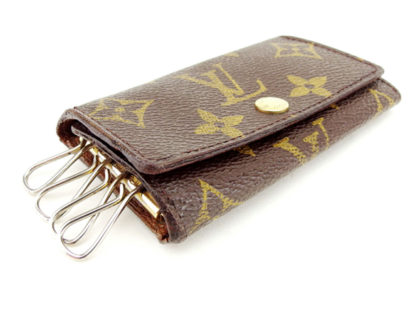 LOUIS VUITTON Key case Key holder M62631 Brown Multicles4