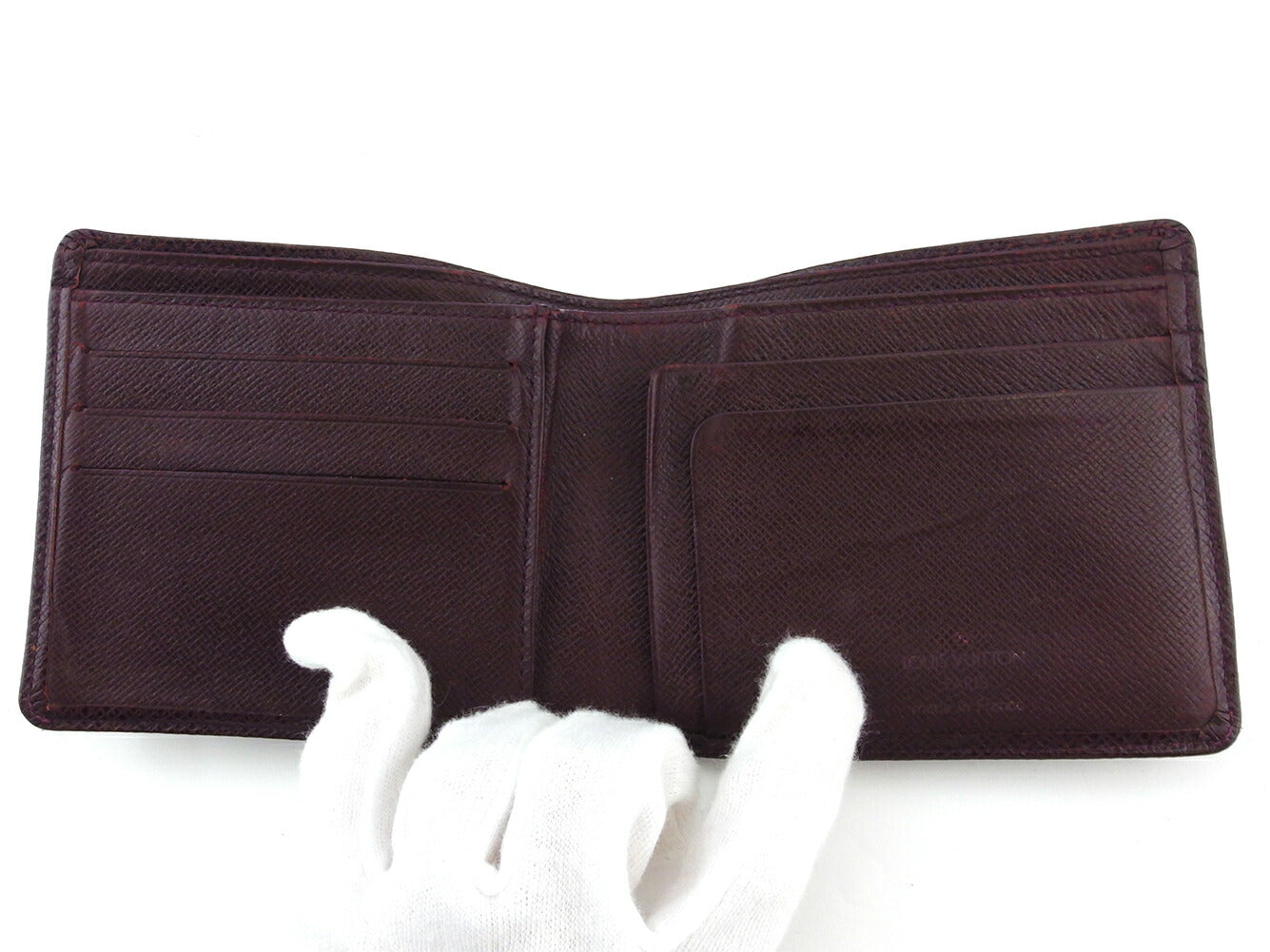 LOUIS VUITTON Bill Compartment Bordeaux Porte BilletsCartes Crdit