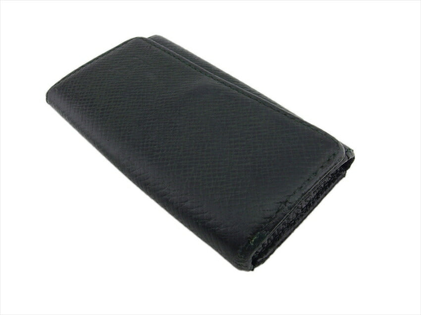LOUIS VUITTON Key case Key holder M30524 Green Silver Multicles4