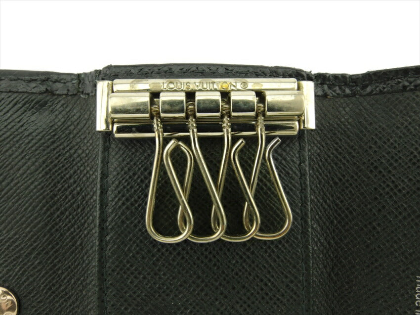 LOUIS VUITTON Key case Key holder M30524 Green Silver Multicles4