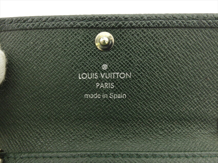 LOUIS VUITTON Key case Key holder M30524 Green Silver Multicles4