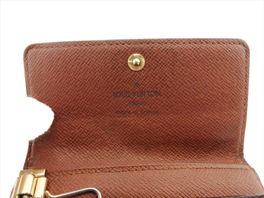LOUIS VUITTON Key case Key holder M62630 Brown beige gold Multicles6