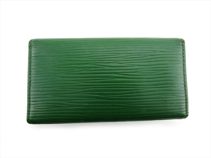 LOUIS VUITTON Key case Key holder M63824 Green gold Multicles4