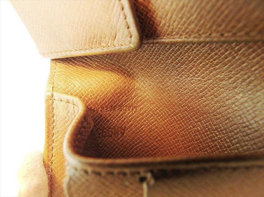 LOUIS VUITTON Bifold Wallet M61675 Brown x beige Portefeuille・Marco