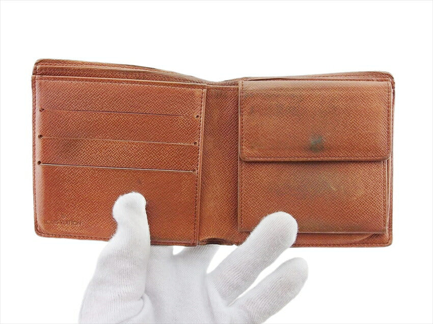 LOUIS VUITTON Bifold Wallet M61675 Brown x beige Portefeuille・Marco