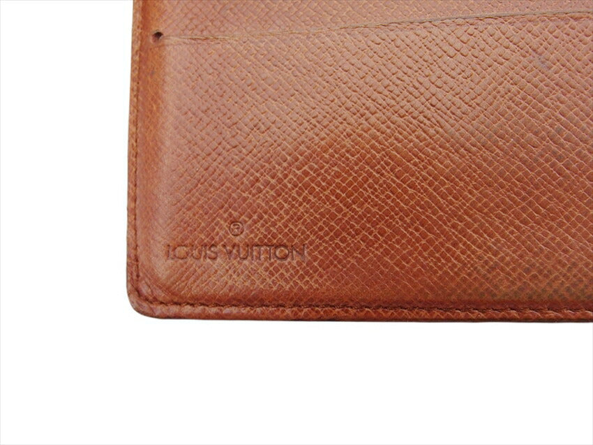 LOUIS VUITTON Bifold Wallet M61675 Brown x beige Portefeuille・Marco