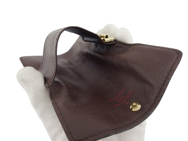 LOUIS VUITTON Key case Key holder N62631 Brown beige gold Multicles4