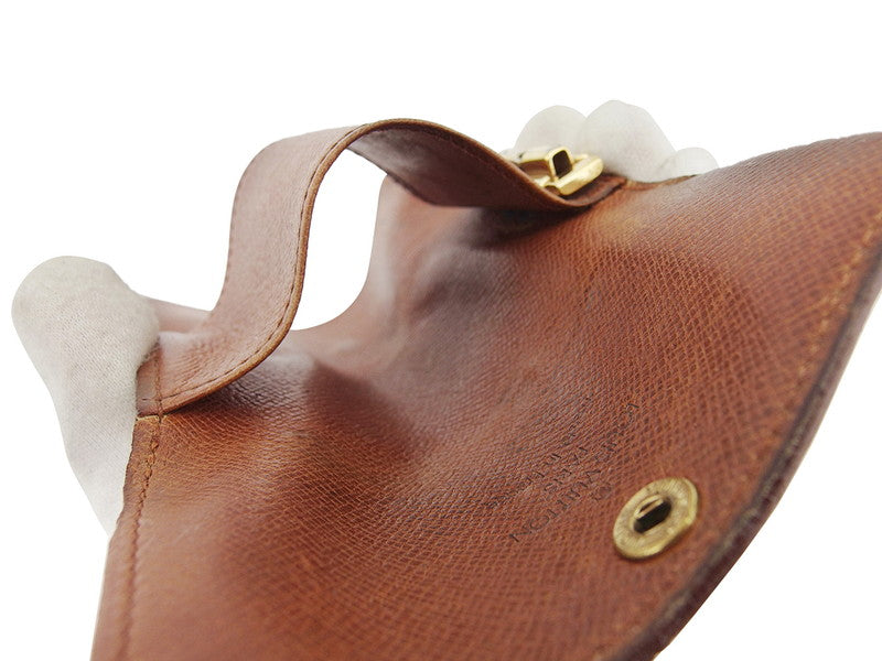 LOUIS VUITTON Key case Key holder M62631 Brown beige gold Multicles4