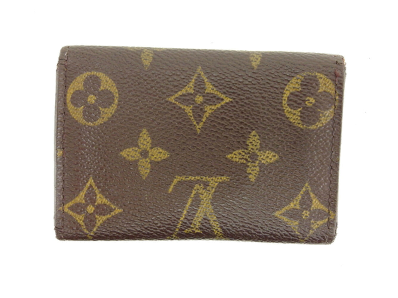 LOUIS VUITTON Key case Key holder M62630 Brown beige gold Multicles6